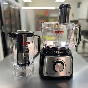 multiprocessador mondial turbo chef 5 em 1 mpn-01-b 1000w 127v