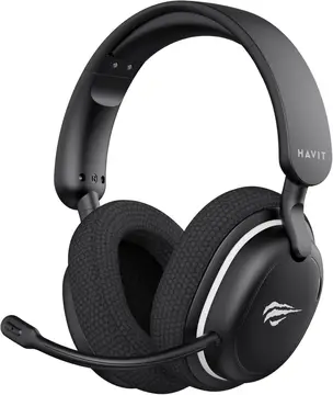 headset gamer havit fuxi h7se sem fio 2.4ghz bluetooth preto