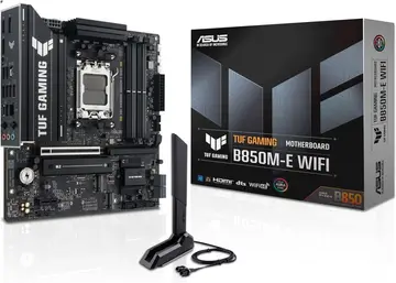 placa mãe asus tuf gaming b850m-e wifi am5