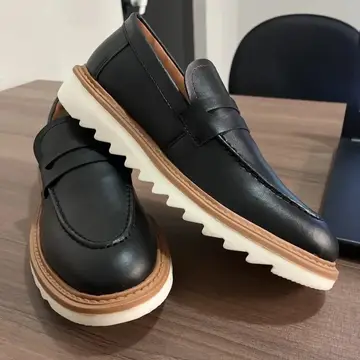 sapatos gugi mocassim loafer tratorado conforto premium leve marrom 38-44
