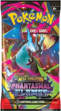 Pokémon TCG: Mega Evolution - Phantasmal Flames Booster Pack 10 Cards