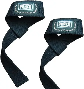 acessórios de fitness strap musculação punch preto par