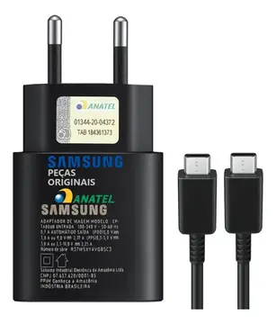 carregador samsung turbo 25w br