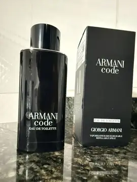 perfumaria armani armani code eau de toilette refilável 75ml
