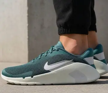 tênis nike flex train masculino verde escuro/branco 41