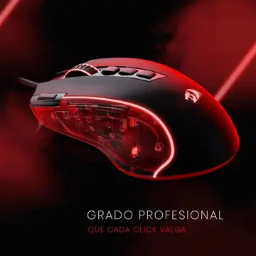 mouse gamer redragon predator rgb m612-rgb preto