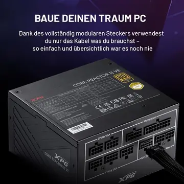 fonte de alimentação xpg core reactor ii ve 850w