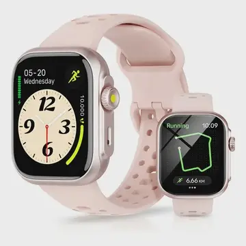 relógio smartwatch bettdow fb041 47 mm rosa