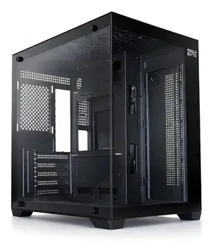 gabinete gamer megabyte gb100 mid-tower vidro temperado preto