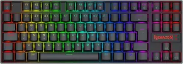 Teclado Magnético Gamer Redragon Kumara Preto RGB 8000 Hz