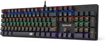 ⌨️ Redragon Valheim - Teclado Mecânico Switch Brown - RGB - Preto