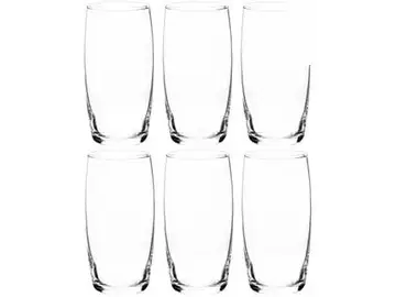 Jogo de Copos de Vidro 300ml 6 Peças Nadir - Oca Long Drink