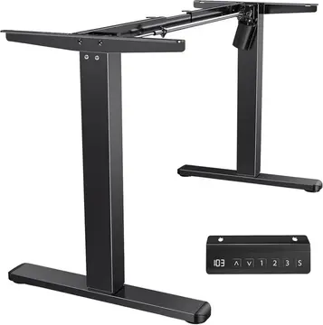 Estrutura de Mesa Elétrica Ajustável para Trabalho em Pé e Sentado – 3 Configurações de Memória