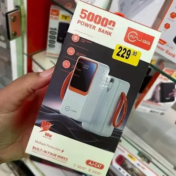 Power Bank Turbo Carregador Portátil 50.000mah Turbo 22.5w Premium Universal Rápida Carga Para Smartphone iPhone Xiaomi Motorola LG Smartwat