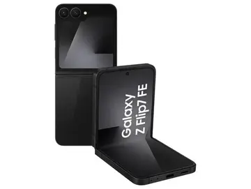 Smartphone Samsung Galaxy Z Flip7 Fe 128Gb Preto 5G 8Gb Ram Tela 6,7" Câm. Dupla de 50Mp Galaxy Ai