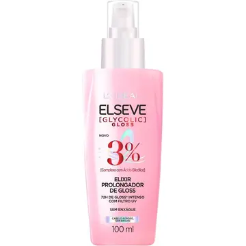 sérum capilar l'oréal paris elseve glycolic gloss 100ml