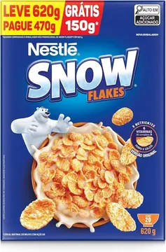 cereal matinal snow flakes tradicional leve 620g embalagem econômica