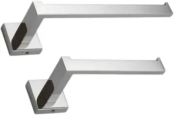 SOFTINOX Kit Acessórios para Banheiro/Lavabo de Duas Peças em Inox Cromado