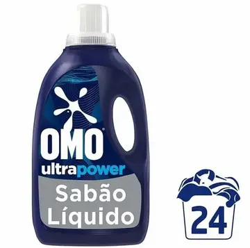 lava roupas líquido omo ultra power 1,8 l