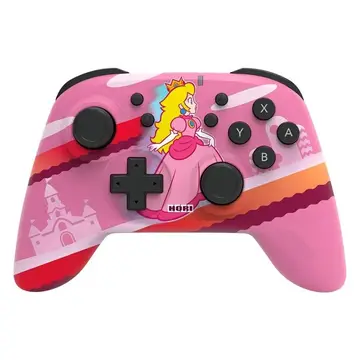 Controle Sem Fio HORI Horipad Peach, Bluetooth, para Nintendo Switch - NSW-360U