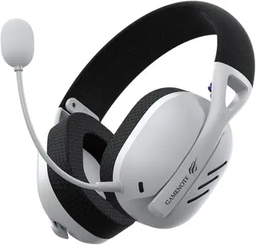 Havit Fone de Ouvido Headset Gamer Fuxi-H3 White Black, Com Fio e Sem Fio, Wireless 2,4GHz, Bluetooth, Cabo USB-C