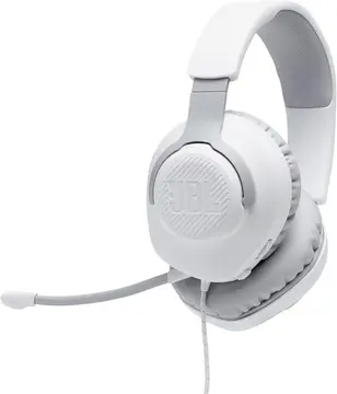 Headset Gamer JBL Quantum 100 Over Ear Branco