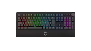 Teclado Mecânico Gamer Husky Anchorage Full Size, Rgb, Switch Gateron Ef Brown, Abnt2, Preto