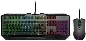 Cooler Master Kit Teclado E Mouse Gamer Membrana Devastator 3 Rgb Preto Usb Abnt2