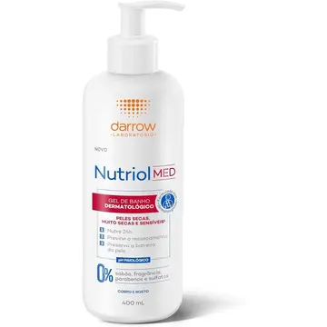 higiene pessoal darrow nutriol med gel de banho 400ml