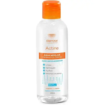 cosméticos darrow água micelar dermatológica peles oleosas 100ml
