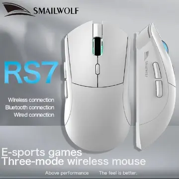 Mouse Gamer Sem Fio SMAILWOLF RS7, Sensor PAW3311