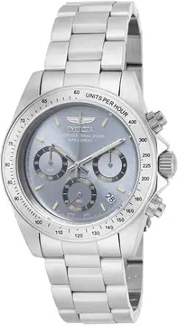 Invicta Speedway Relógio masculino de quartzo de aço inoxidável - 39 mm