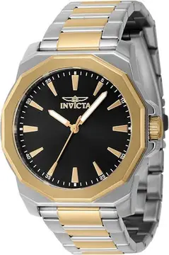 Invicta Relógio masculino Speedway de quartzo de aço inoxidável de 42 mm, dois tons modelo: 46834 , Dois tons, Tendência