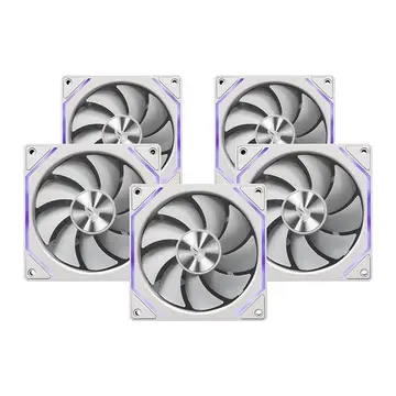 Kit Ventoinha Pichau Ventus NX, ARGB, 5x120mm, Branco, PCH-VTNX5-WH01