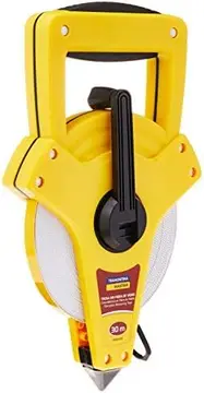 Ainda ativo! Tramontina 43154031, Trena em Fibra de Vidro Capacidade 30M, Amarelo
