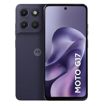 Smartphone Motorola Moto G17 4G 256GB 12GB 4GB RAM + 8GB RAM Boost - Roxo