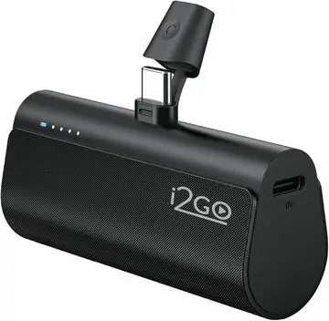 I2GO Power Bank Pocket 5000mAh - USB-C Sem Cabos