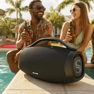 Caixa De Som Sabala Dr-909 200w Bluetooth 36h Tws Ipx6 Cor Preto
