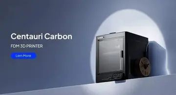 Impressora 3D Elegoo Centauri Carbon, Impressão em Alta Velocidade CoreXY 500mm/s, 320 ° Bico C, Tamanho de Impressão 256x256x256mm