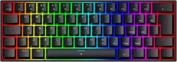 Teclado Magnético Gamer Redragon Fizz RGB Preto 60% Polling Rate 8K Rapid Trigger