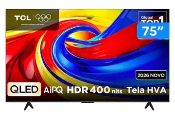 TV TCL 75P7L 75" 4K QLED Google TV