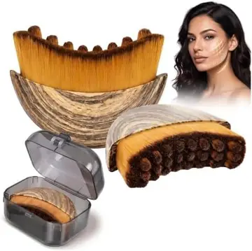 Escova Facial Massageadora com Cerdas Macias para Rotina de Cuidados e Pele
