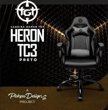 Cadeira Gamer Tgt Heron Tc3, Preto