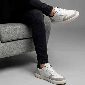 sapatenis sandrini evoke lite branco couro