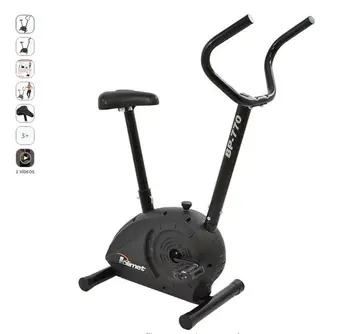bicicleta ergométrica polimet bp-770 preto