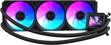 Watercooler Kalkan Aura LCD 360mm ARGB Preto Tela LCD 2.4”