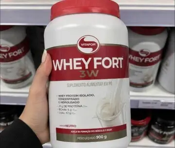 🛒 Whey Fort 3w Neutro 900g Vitafor