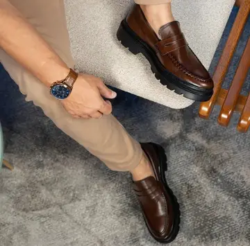 Sapato Social Masculino Mocassim Adulto Tratorado Moderno 37 a 45