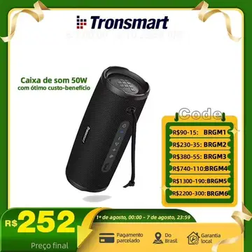 Caixa de Som Tronsmart Bluetooth Mirtune C3 Plus 50W
