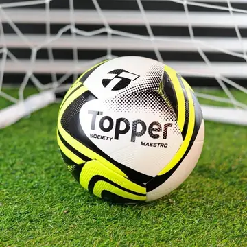 bola futebol topper slick maestro society grama sintetica